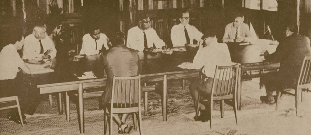 Fiji cabinet meeting