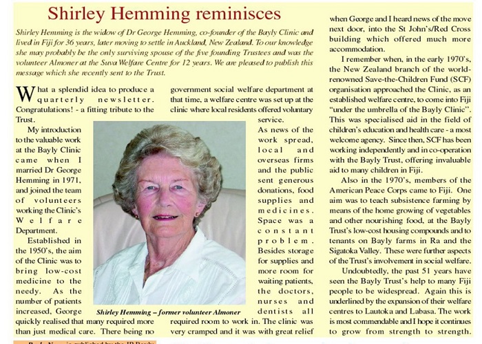 shirley hemming almoner