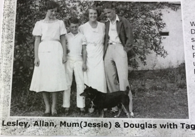 leslie allan mum douglas harvie