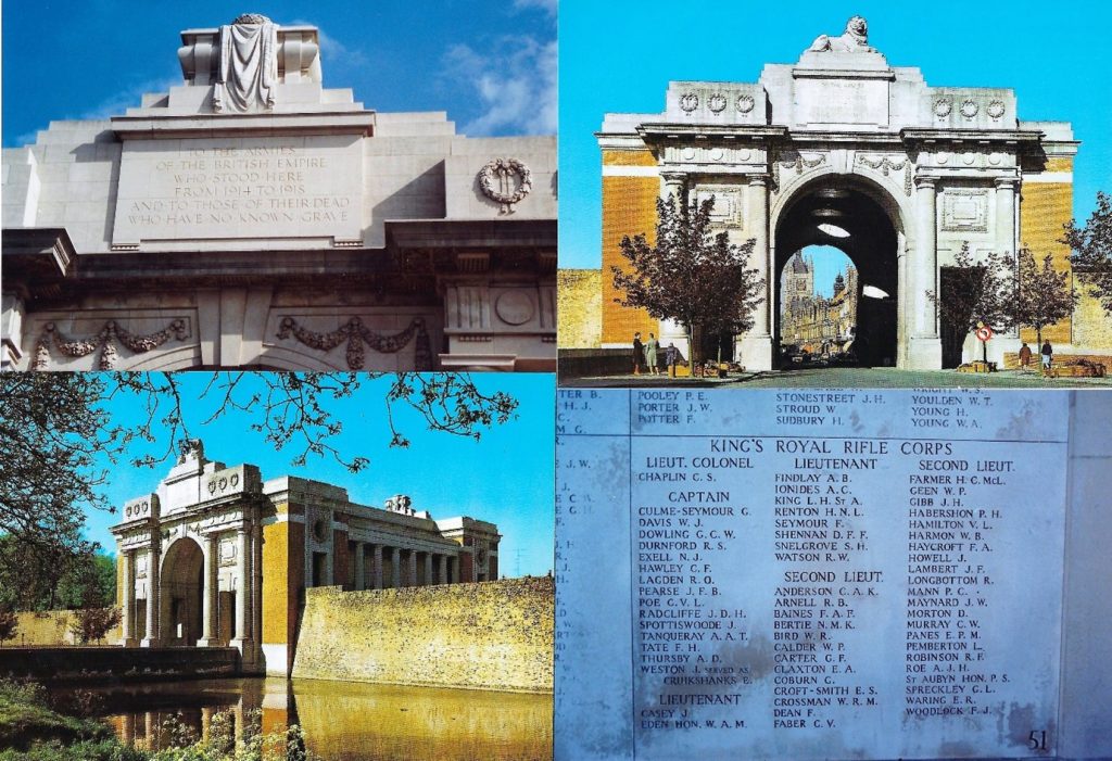 Menin Gate Memorial, Ypres, Belgium